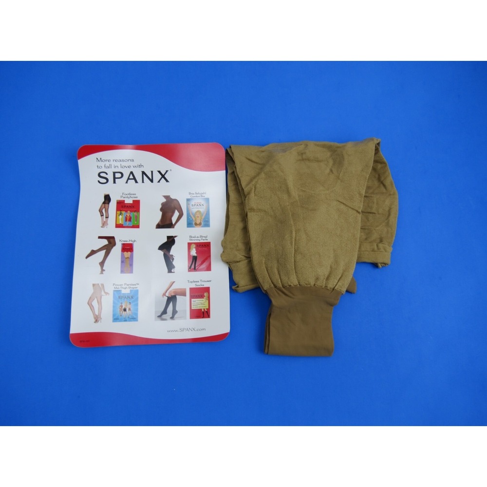 Spanx SPXI-101 Shapewear Pantyhose Beige Shaper Tights Womens Size E